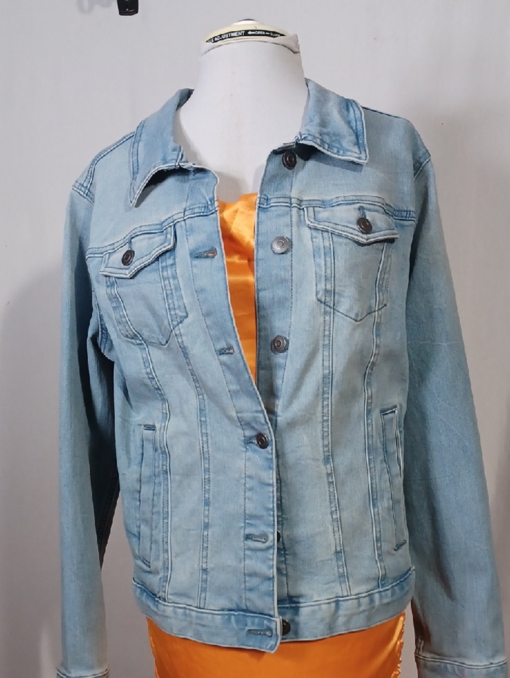 Time and Tru Light Blue Denim Jean Jacket